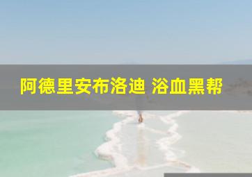 阿德里安布洛迪 浴血黑帮